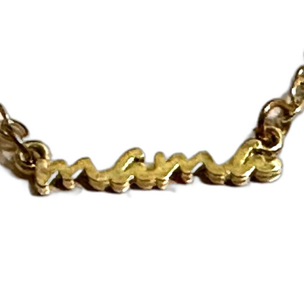 Jessica Elliot 14K Gold Plated MAMA Spell Out Necklace - Mom